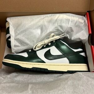 Green Nike Dunk brand new in box